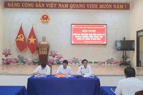 Hội nghị đánh giá tình hình thực hiện nhiệm vụ tháng 9, triển khai nhiệm vụ tháng 10 năm 2022