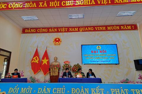 Đại hội điểm Công đoàn cơ sở phường Tam Quan